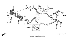 Oil Cooler Schematic