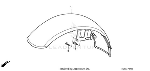 Front Fender Schematic