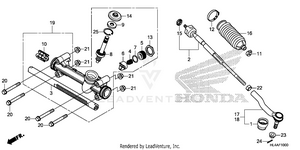 Steering Gear Box@tie Rod Schematic