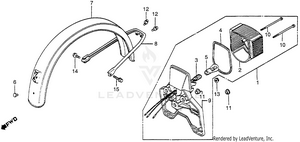 Taillight + Rear Fender Schematic