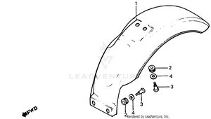 Rear Fender Schematic