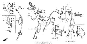 Handle Switch + Cables Schematic
