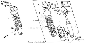 Rear Shock Absorber Schematic