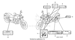 Caution Label Schematic