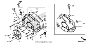Right Crankcase Cover Schematic
