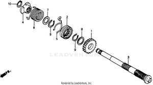Kick Starter Spindle Schematic