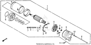 Starter Motor Schematic
