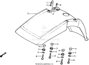 Front Fender Schematic