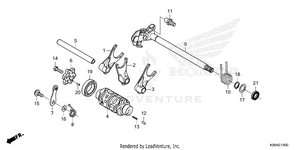 Gearshift Drum Schematic