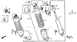 Rear Shock Absorber Y- Schematic