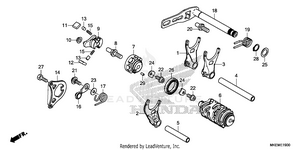 Gearshift Drum Schematic