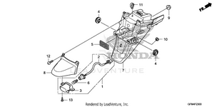 Rear Fender Schematic