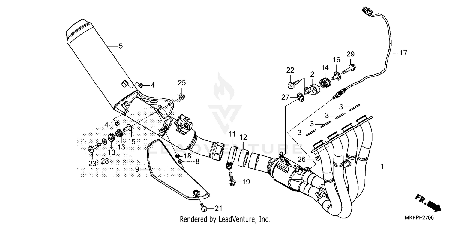 EXHAUST MUFFLER