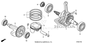 Crankshaft@piston Schematic