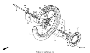 Front Wheel Schematic
