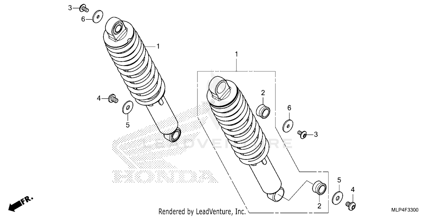 REAR SHOCK ABSORBER