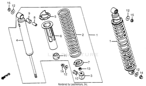 Rear Shock Absorber Schematic