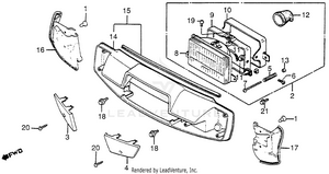 Headlight + Front Handlebarcover Schematic