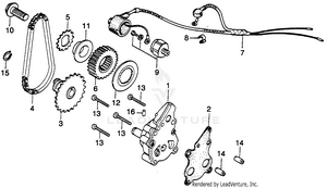 Oil Pump + Oil Pressure Switch Schematic