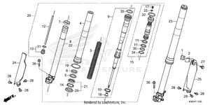 Front Fork Schematic