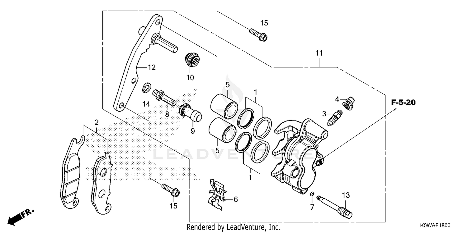 FRONT BRAKE CALIPER