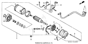 Starting Motor Schematic