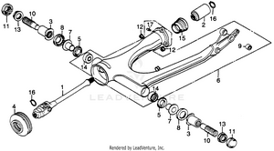 Swingarm + Propeller Shaft Schematic