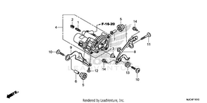 Rear Power Unit          (cbr600ra) Schematic