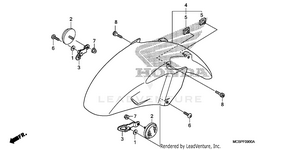 Front Fender Schematic