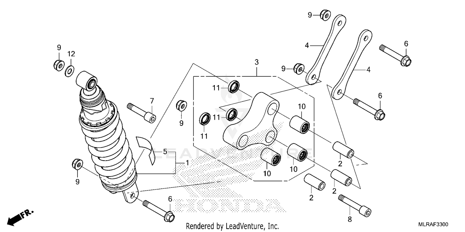 REAR SHOCK ABSORBER
