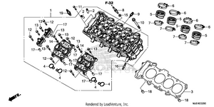 Cylinder Head Schematic