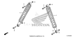 Rear Shock Absorber Schematic