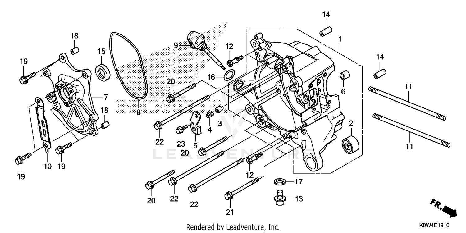 RIGHT CRANKCASE