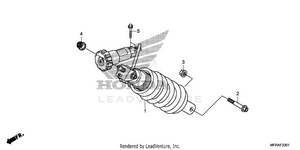 Rear Shock Absorber (2) Schematic
