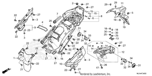 Rear Fender Schematic