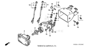 Headlight (trx300ex'01-'06) Schematic