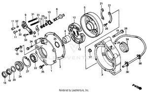 Rear Brake Drum Schematic