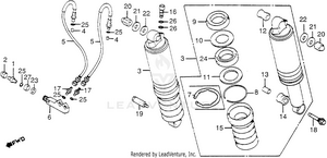 Rear Shock Absorber Schematic