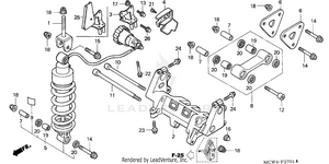 Rear Shock Absorber (abs) Schematic
