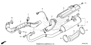 Exhaust Muffler Schematic