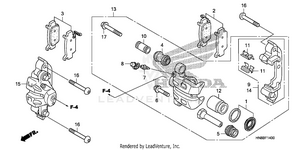 Front Brake Caliper Schematic