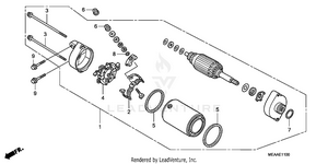 Starting Motor Schematic