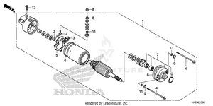 Starter Motor Schematic