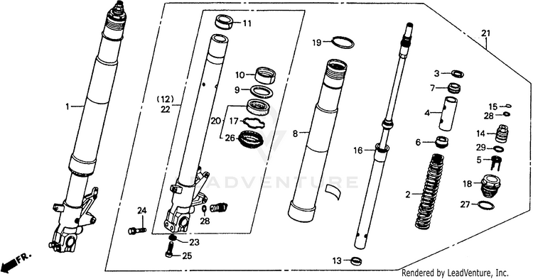 1994 Honda RC45 RVF750 OEM Parts