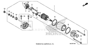 Starting Motor Schematic