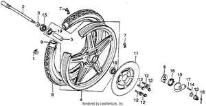 Cb400tiifront Wheel Schematic