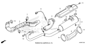 Exhaust Muffler Schematic