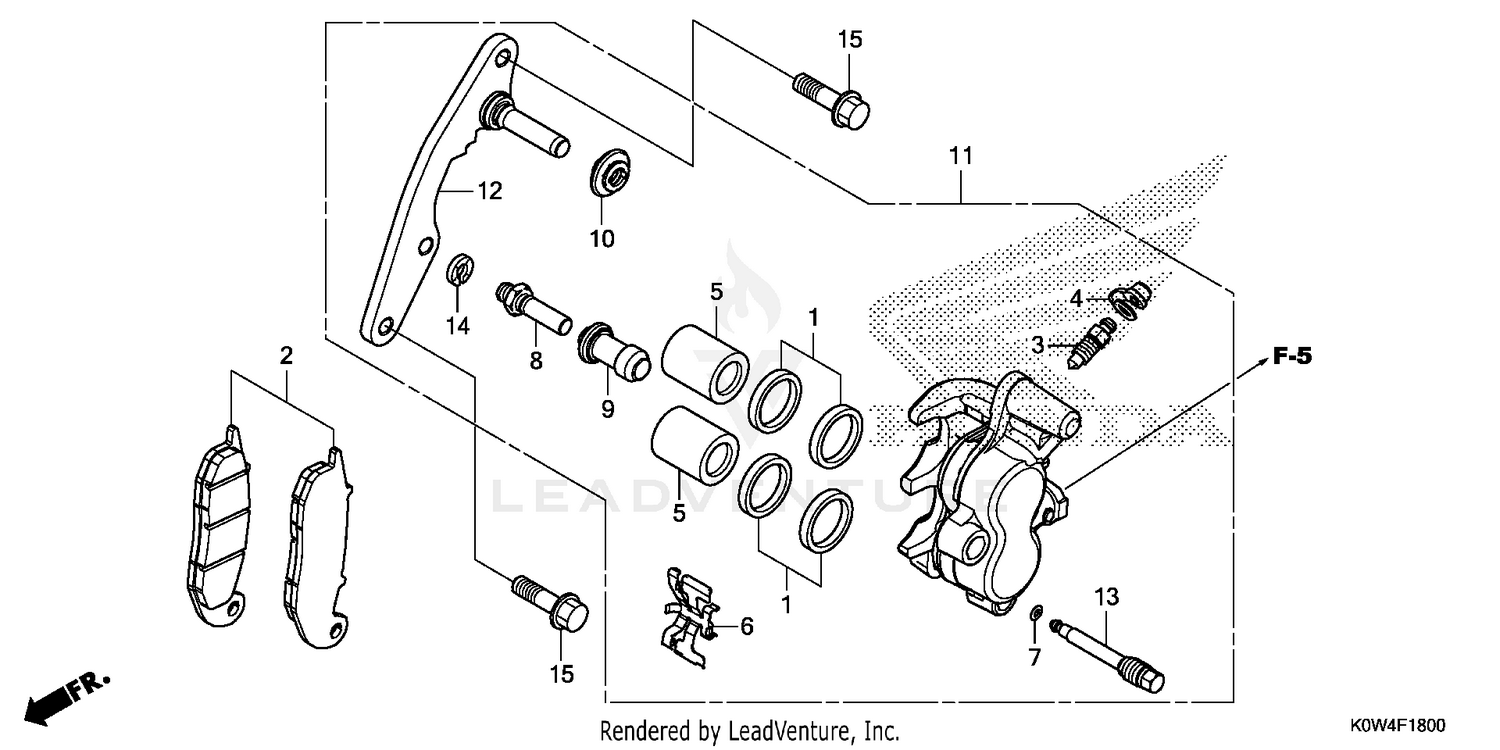 FRONT BRAKE CALIPER