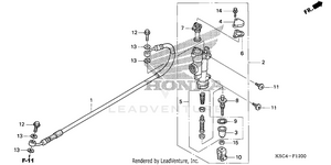 Rear Brake Master Cylinder Schematic