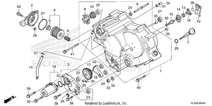 Front Crankcase Cover Schematic